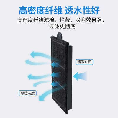 创星过滤器替换滤板带活性炭净水过滤滤芯滤板耐用吸附功能滤板