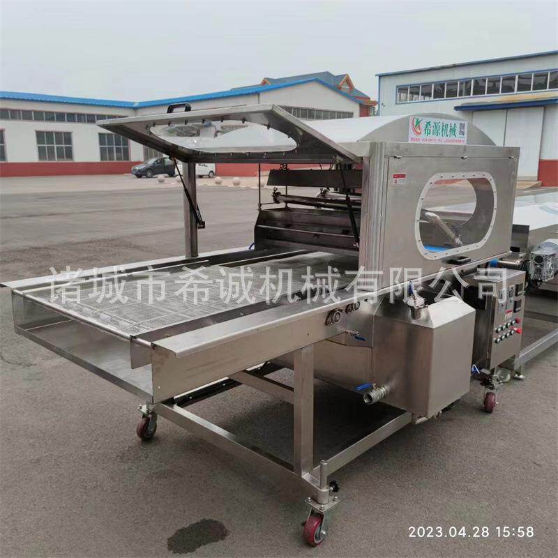 腰果巧克力涂层机 核桃仁巧克力设备 糕点裹巧克力机器