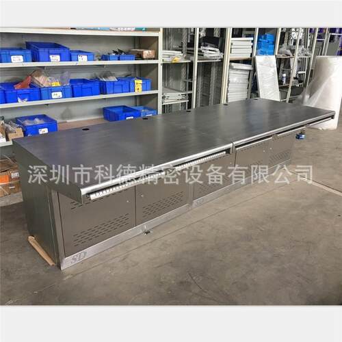 304不锈钢豪华型监控操作台 双联多联控制台 弧形指挥台调度台