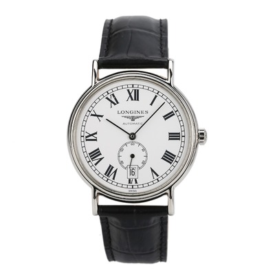 38.5mm[9.8新]浪琴瑰丽手表自动机械男款手表公价10900