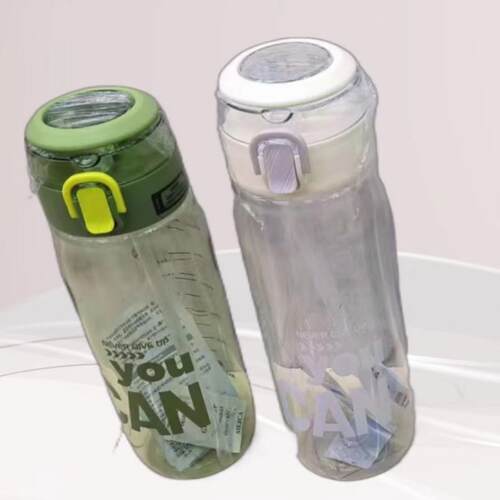 Sport water bottle, student portable water flask, high-capac