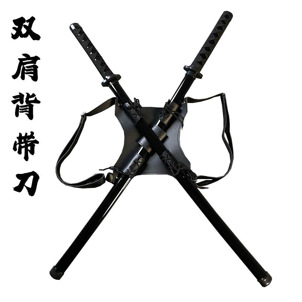 死侍双刀背带双剑忍者神龟武器装备道具儿童玩具刀cos拔刀剑