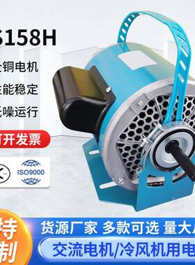 ZS158H水冷空调扇冷风扇电机厂家冷风机通用纯铜配件马达可定制