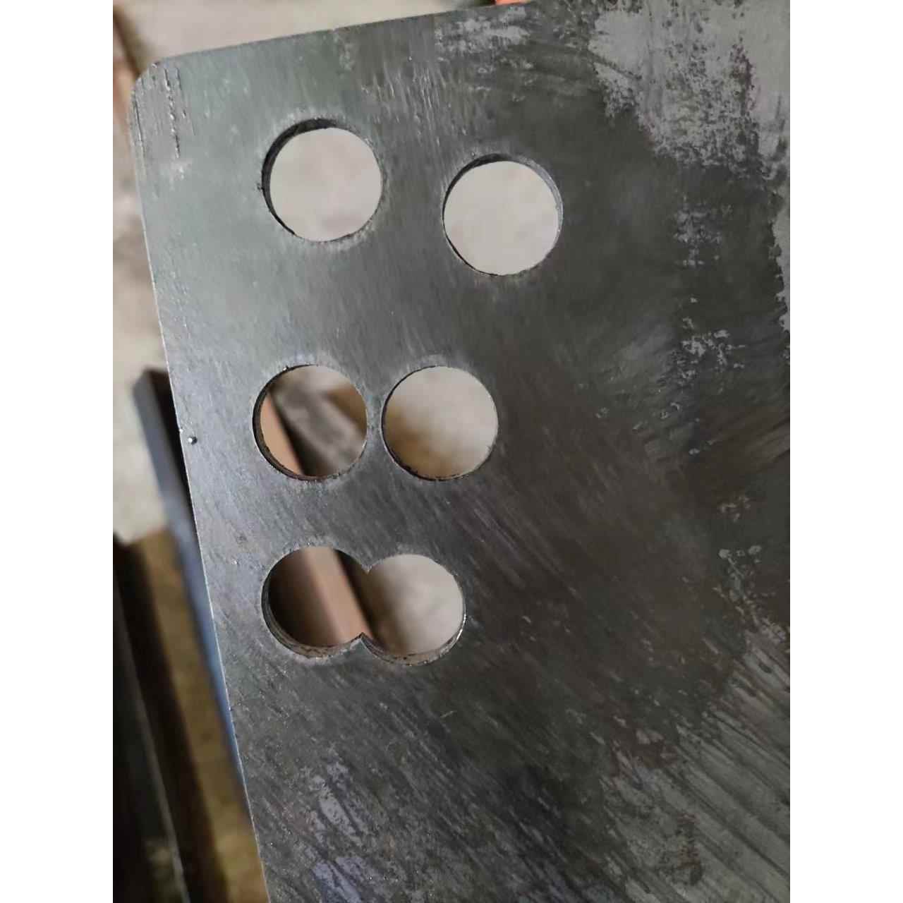 护栏圆管冲弧机液压坡口机方管切90度角铁管材压弧机模具铁板冲孔
