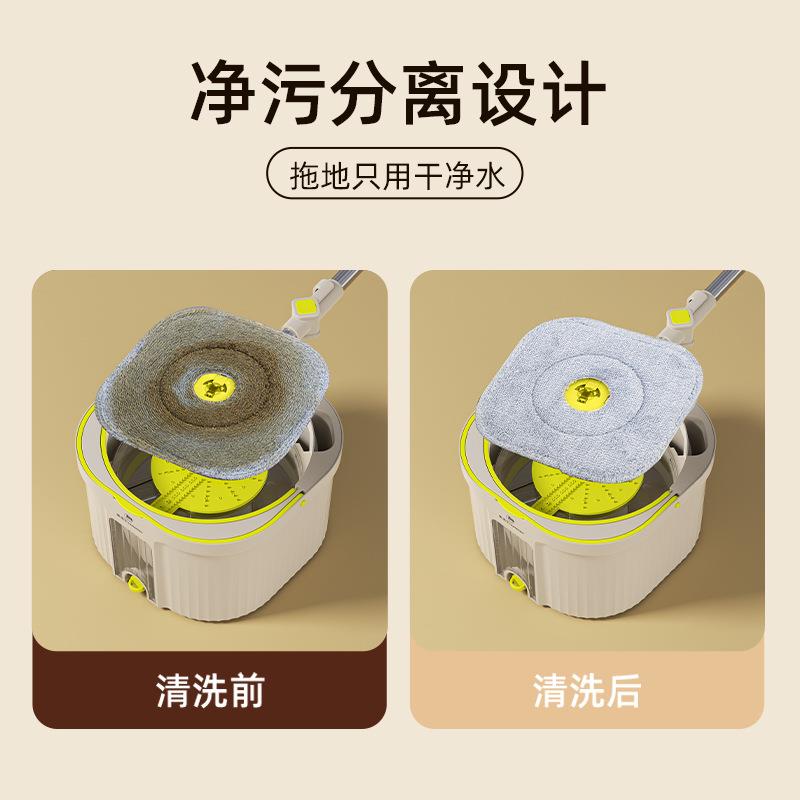 美添乐懒人家用免手洗平板拖把带桶超大平板一拖净家用除菌好神器