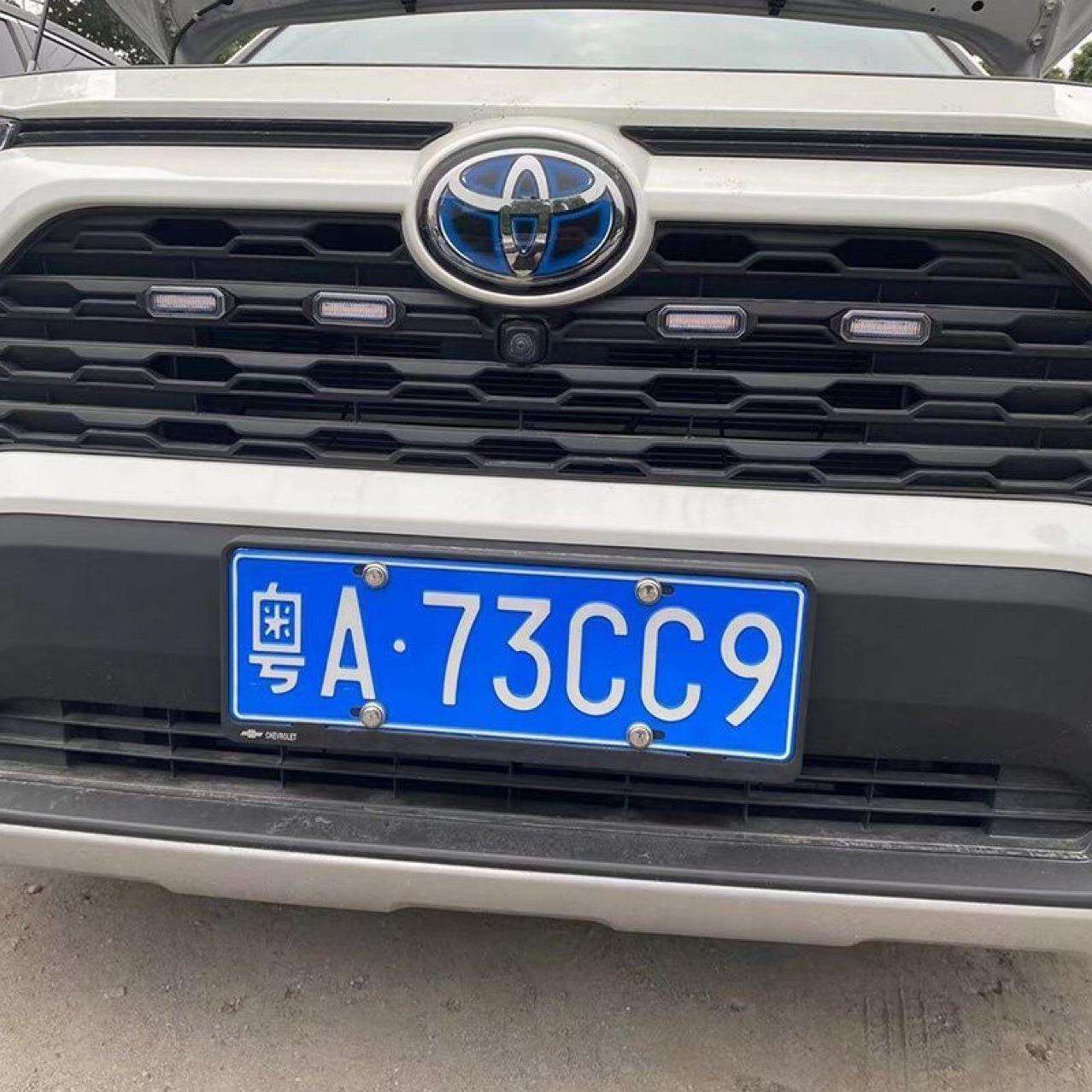 2020款新款rav4中网灯荣放改装前脸格栅led小黄灯装饰日行警示灯