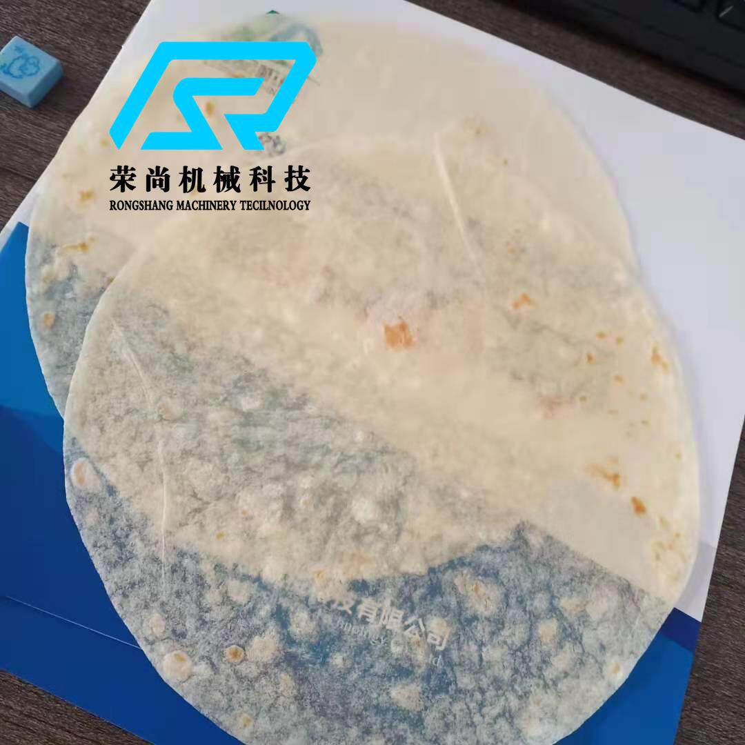 烙馍机设备徐州特产 双面烙馍春饼机 厂家做烤鸭饼的机器