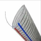 供应静电工业吸尘管 硬质螺旋塑筋加强PVC透明管镀铜钢丝PU排风管