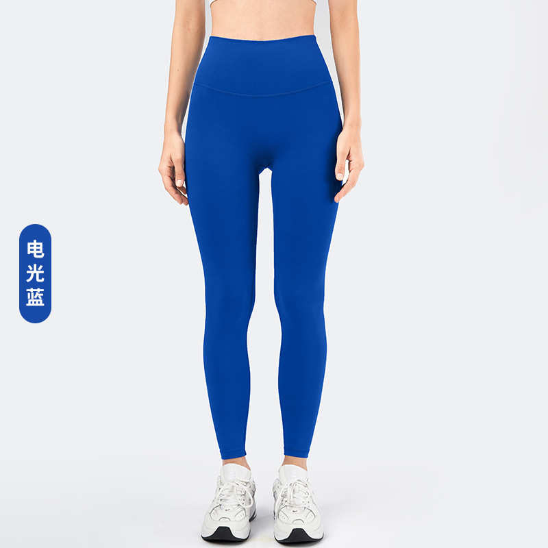 显新款紧身裤臀健身速提运动尴尬线腰瑜伽裤弹力高裤瘦干女瑜伽无