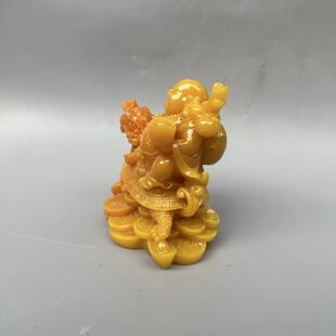 树脂弥勒佛摆件骑龙龟笑佛大肚佛笑口常开酒柜小摆件家居装饰品