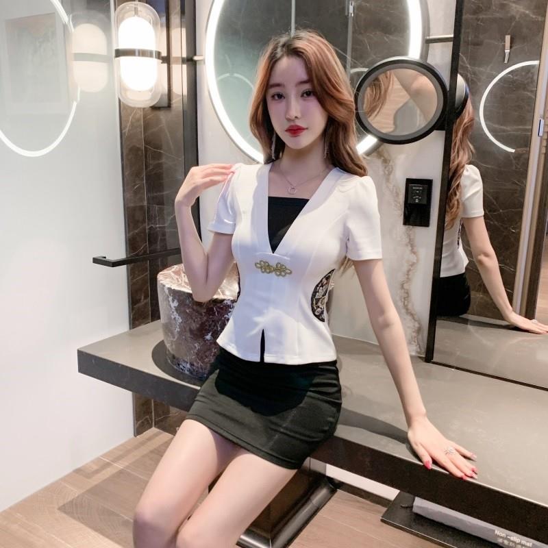 足疗店足浴技师工作服美容院养生酒店前台桑拿洗浴按摩套装裙
