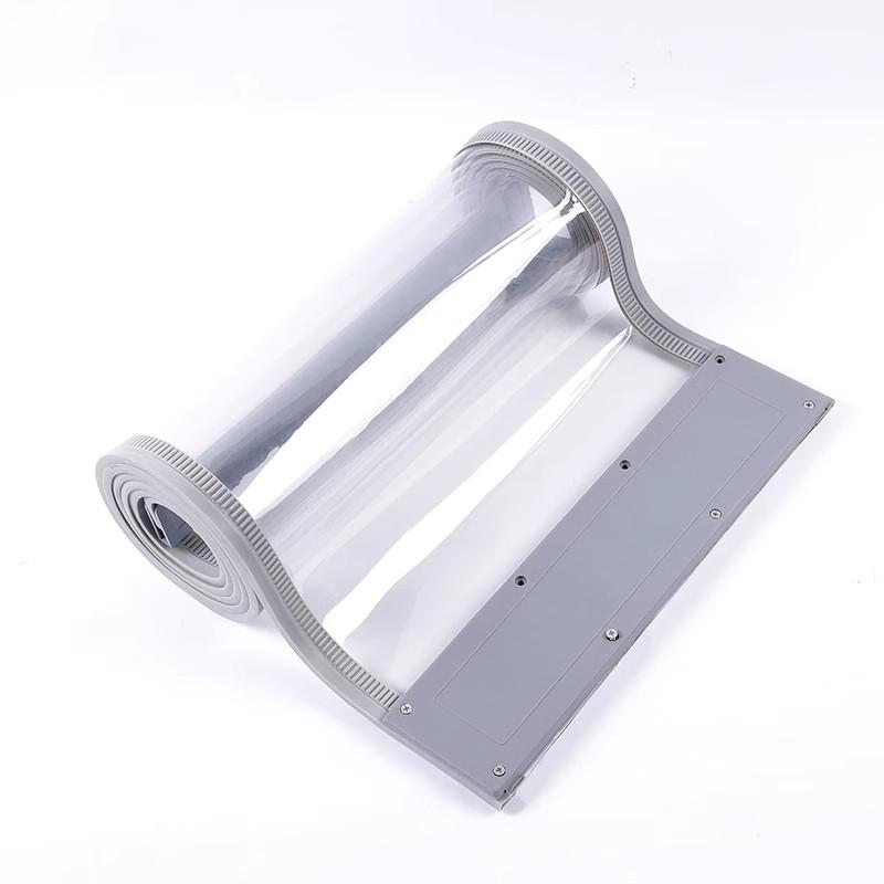 空调门帘夏季隔热挡风磁吸店铺商用防风隔断帘PVC透明塑料软门帘