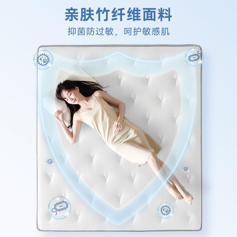 胶垫进口脊乳胶高端酒店床垫家用偏乳硬护椰棕PHV垫床105323