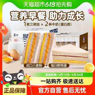 哈兰德黑麦肉松培根三明治吐司面包健康低零食营养卡早餐蛋糕点