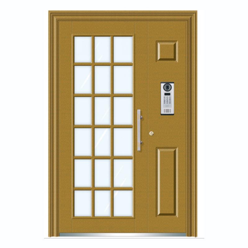 楼门工程JII门不锈钢门火铜门学校宇门可定防盗非标防门