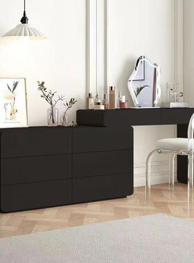 柜风卧室台梳妆台红简约收纳柜床头柜A-1化台网妆一体书桌房间化