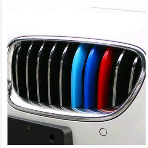 汽车中网5系改装三色卡条中网饰条免拆卡扣X1X3X4X6X5GT525Li320i