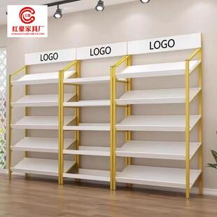 鞋店货架斜面展示架商场礼品化妆陈列置物架红酒衬衣包包鞋架展柜