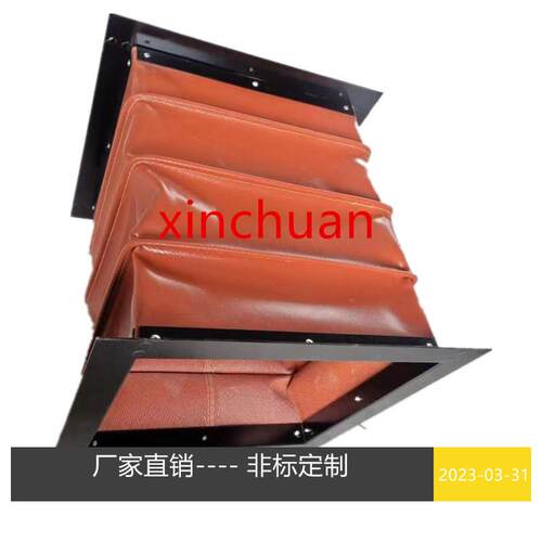 帆布风机软连接厂家供应伸缩通风软管防水耐高温除尘排风