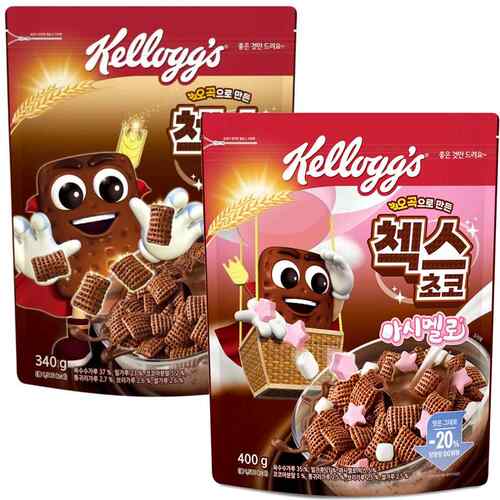 韩国进口Kelloggs家乐氏水果麦圈巧克力麦片谷脆格早餐泡牛奶即食