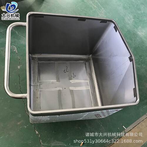 肉制品用料斗车 食品级不锈钢运输小料车 肉料腌制周转料斗车