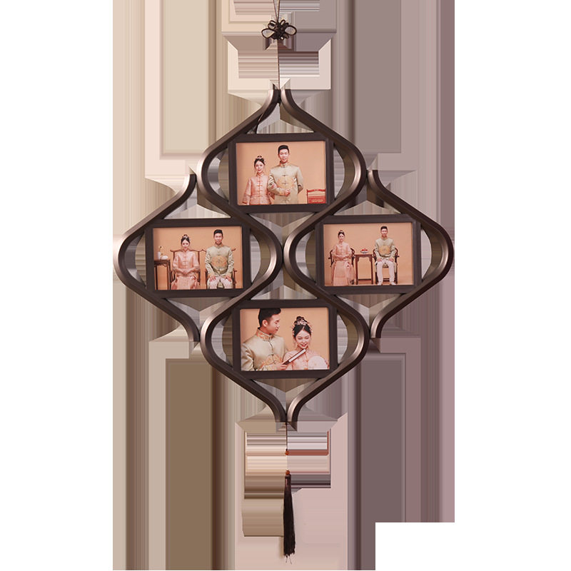 中国结相框新中式复古洗照片小挂件古风中国风摆台相片墙挂墙装饰,家居饰品,DIY亲子装饰画,淘宝优惠券,粉丝福利购,淘宝优惠卷