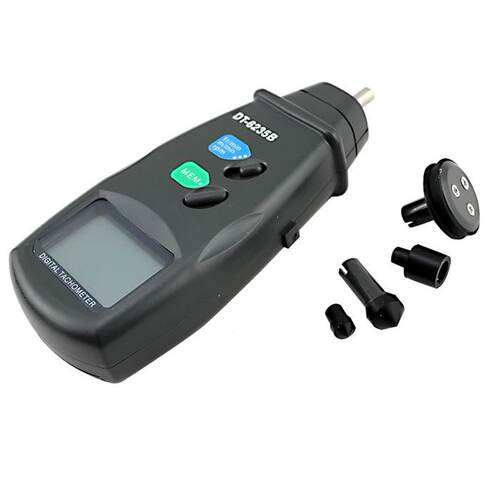 DT6235B接触转速表线速转速计电机测速仪风扇叶转速仪LCD大屏显示