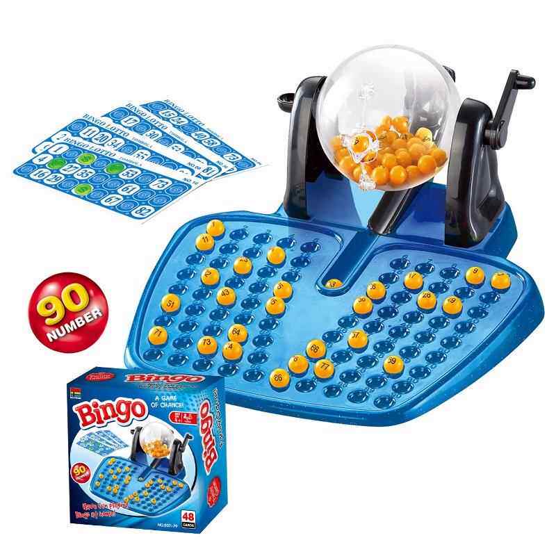 BinGo!摇奖机宾果游戏手摇幸运游戏儿童亲子互动模拟桌游玩具