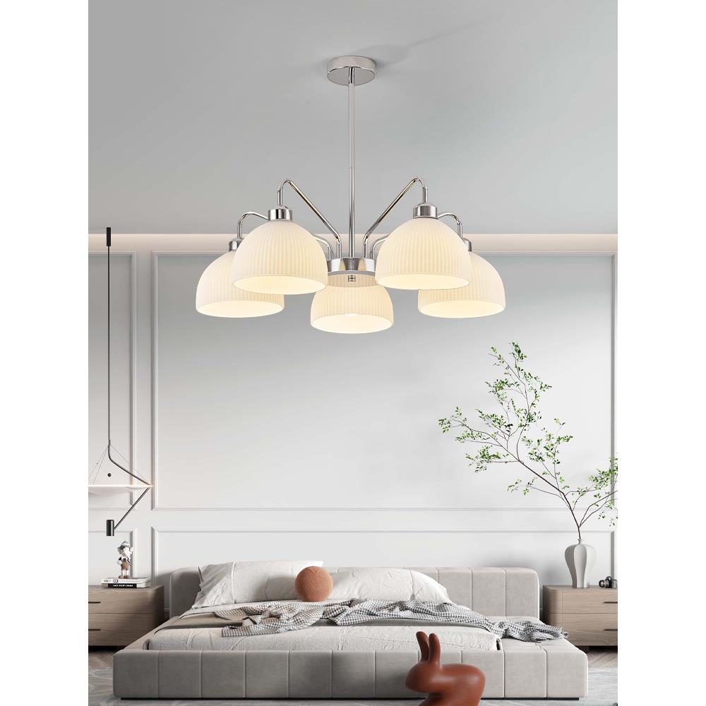 客厅灯吊灯现代约中古餐艺设计主卧房间灯中山灯具aj-D9212新术款