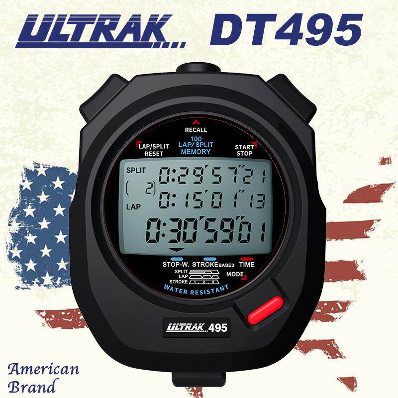 电子秒表DT495A定尔志ULTRAK奥赛克100道3排显示计时器田径训练