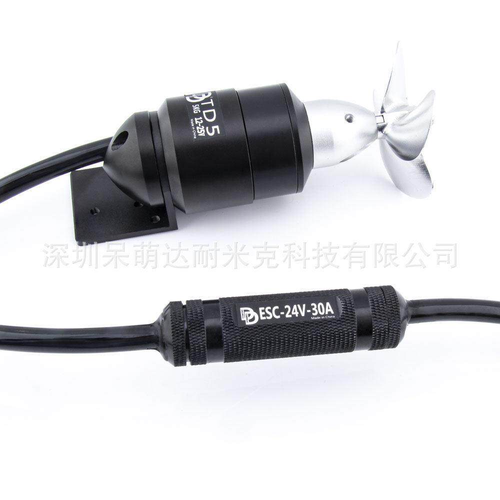 钻石动力TTD5D5 24 人5G推力 ROV水下V推K进器马达助推机器无船