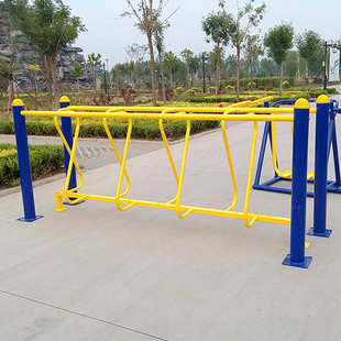健身器材小区公园广场社区老年人室外体育扭腰步道铁索桥 呼啦桥