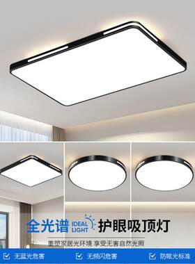 客厅灯，吸顶灯，卧室灯，2025新中山灯，全屋包装组合，简约，现