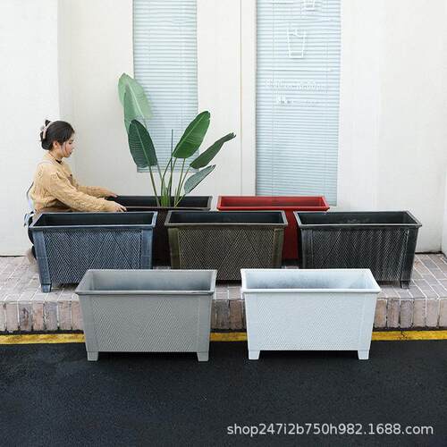 厂家家用阳台种植花箱户外造景大花箱自由组合绿化工程塑料箱