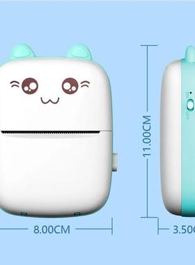 便携照片热敏打打印机58mm口错题袋学生学DY掌上习迷你标签印机