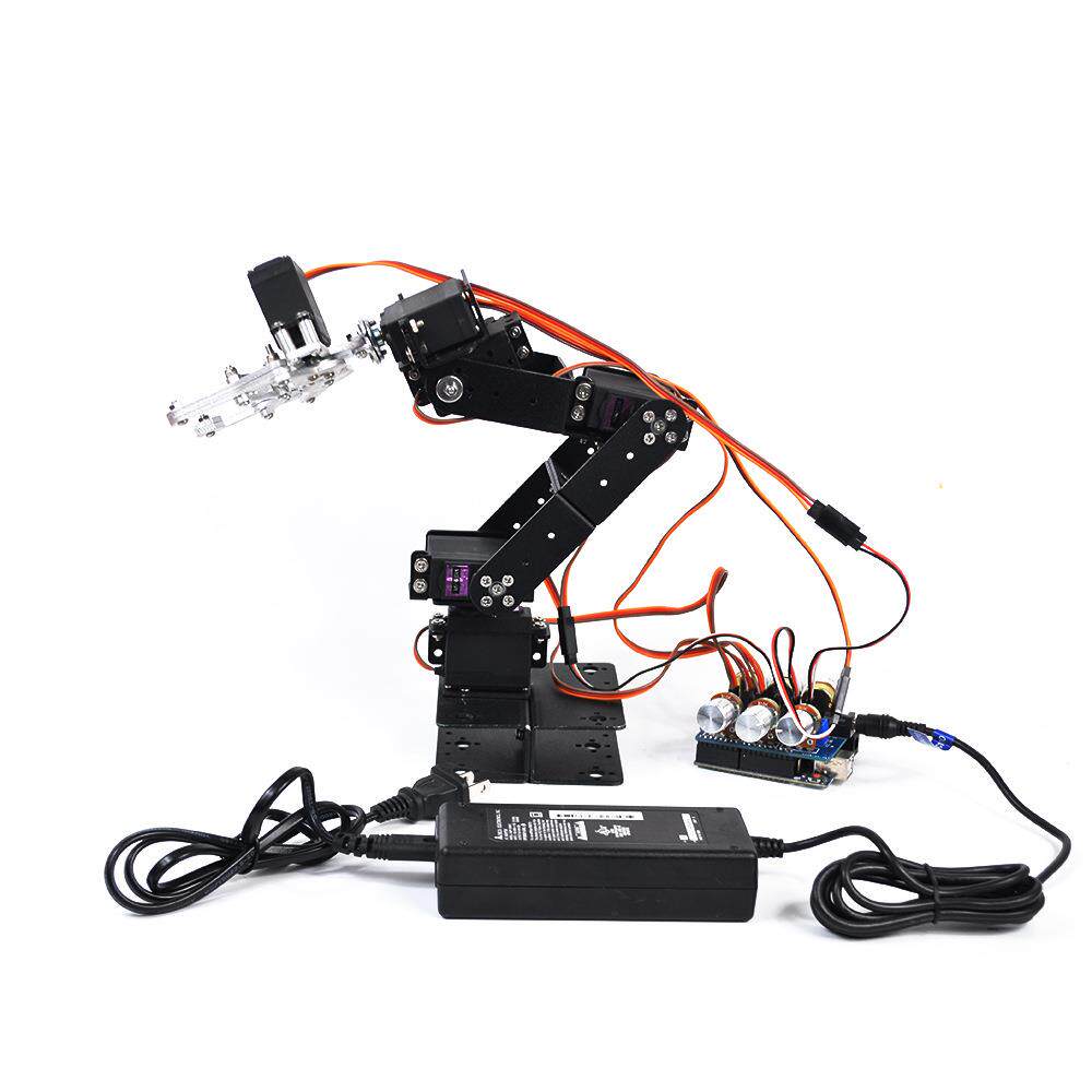 六自由度机械臂forarduino套装电位器旋钮控制mg996舵机