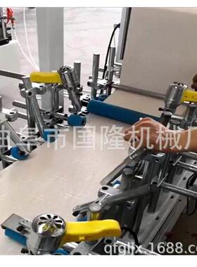 木饰面格栅板热胶包覆机竹木纤维板包覆机木皮包覆机