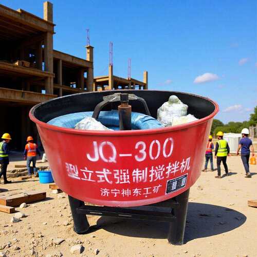 量大从优立式搅拌机小型JQ350加厚平口混泥土混合设备小型用