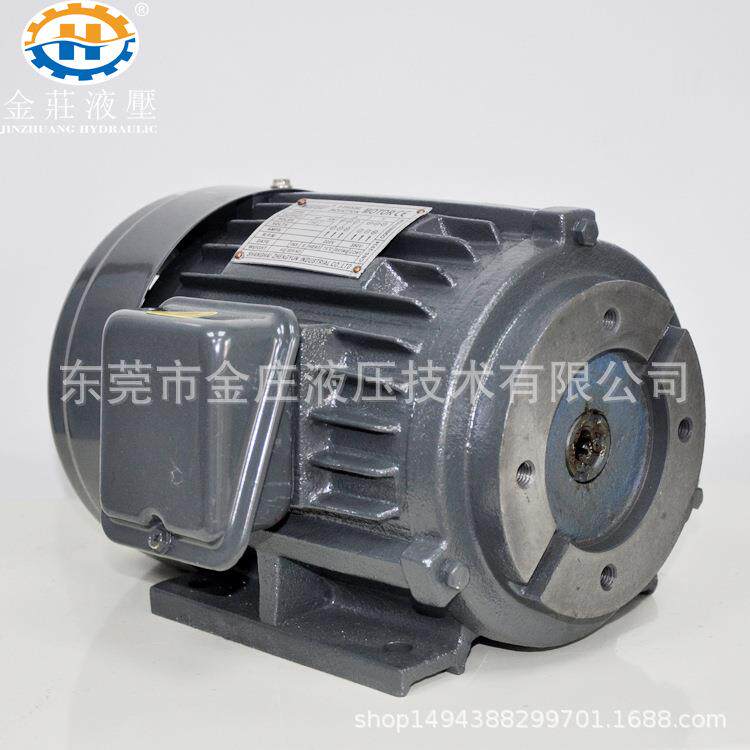 厂家供应液压系统配件电机3.75KW电源380V/220V开关液压泵电动
