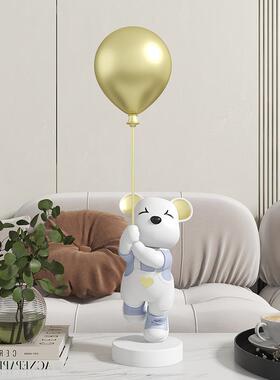 可爱暴GBL力熊落客品地摆件厅电视柜办公开桌沙发装饰乔迁新居业