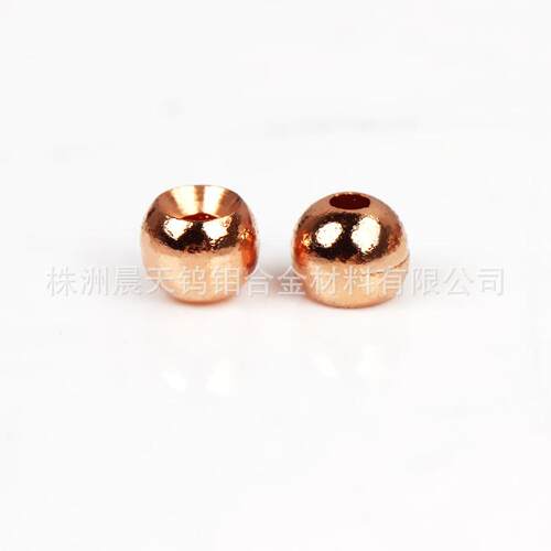 铜色G型tungsten beads 飞蝇钓钨渔坠 钨豆 钨孔珠