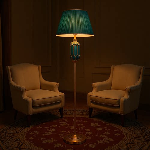 简约落地灯轻奢后现代客厅ins风立式陶瓷装饰落地灯floor lamp