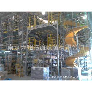 阁楼货架可拆卸放置架移动组合式 架大型工业货架框网格货架