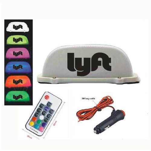 lyft车顶灯汽车LED标识标牌磁吸顶灯