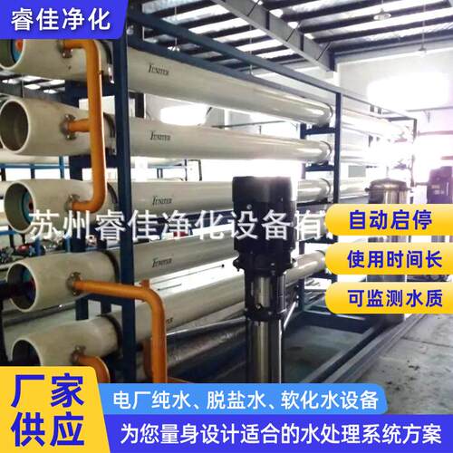 电厂纯水脱盐水软化水设备工业纯化水ro反渗透去离子水处理设备