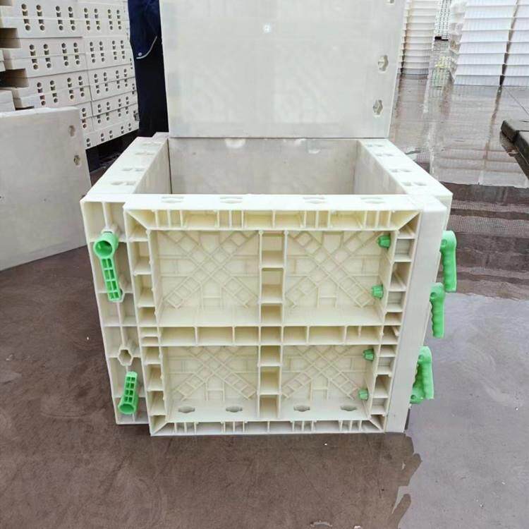 塑钢四方形模具四方水泥模圆形整套模型水沟挡土墙方柱模板混凝土