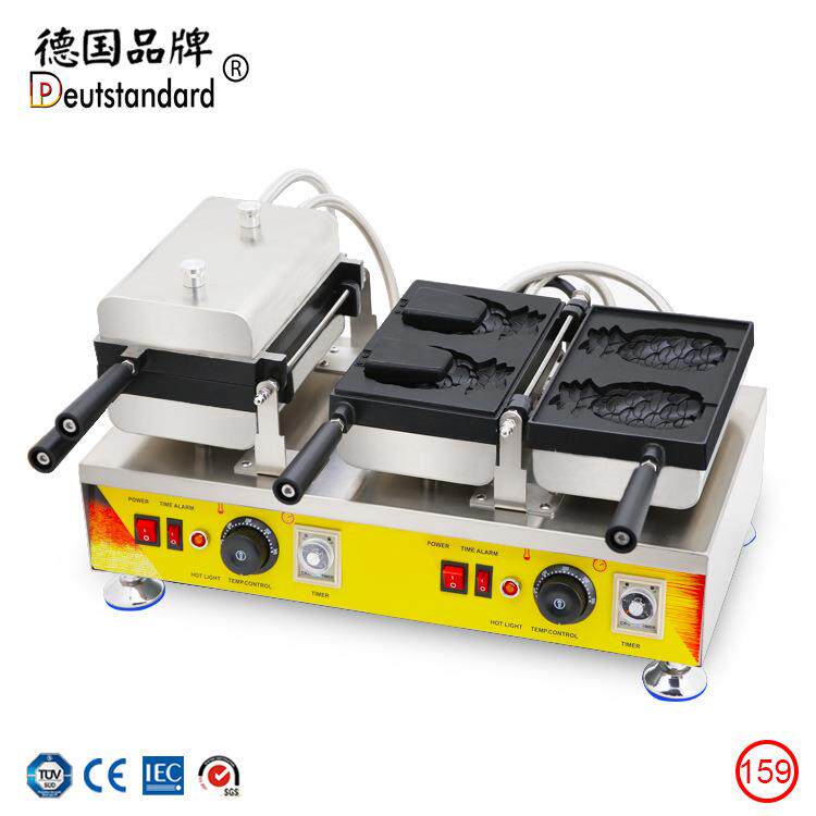 菠萝烧机菠萝烧冰淇淋壳雪糕皮冰淇淋菠萝烧雪糕凤梨烤饼机华夫机