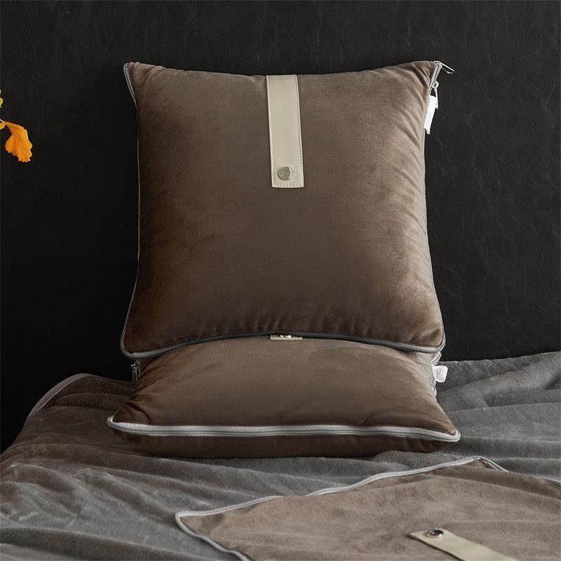 两用车载抱枕被子二合一科技布汽车午睡毯子办公室靠垫睡觉靠枕头