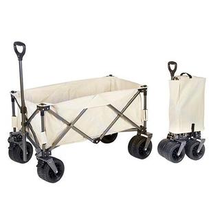 露营桌铝合金聚拢车款 推车拉餐车折叠小推车野板户外摆摊 货便携式