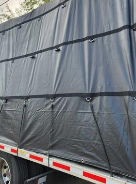 北美PVC卡车盖布篷布美式平板车全盖油布steel Lumber tarps